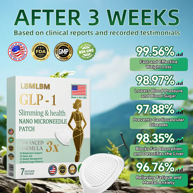 【Last Day Promotion 80% OFF🔥】LBMLBM™ NIDDK-Tirzepatide Slimming & health NANO MICRONEEDLE PATCH🇺🇸👨‍⚕️（Zero Pain, 24/7 Release | Lose 20lbs FAST | 90% Sugar Drop | ）🔥🎁