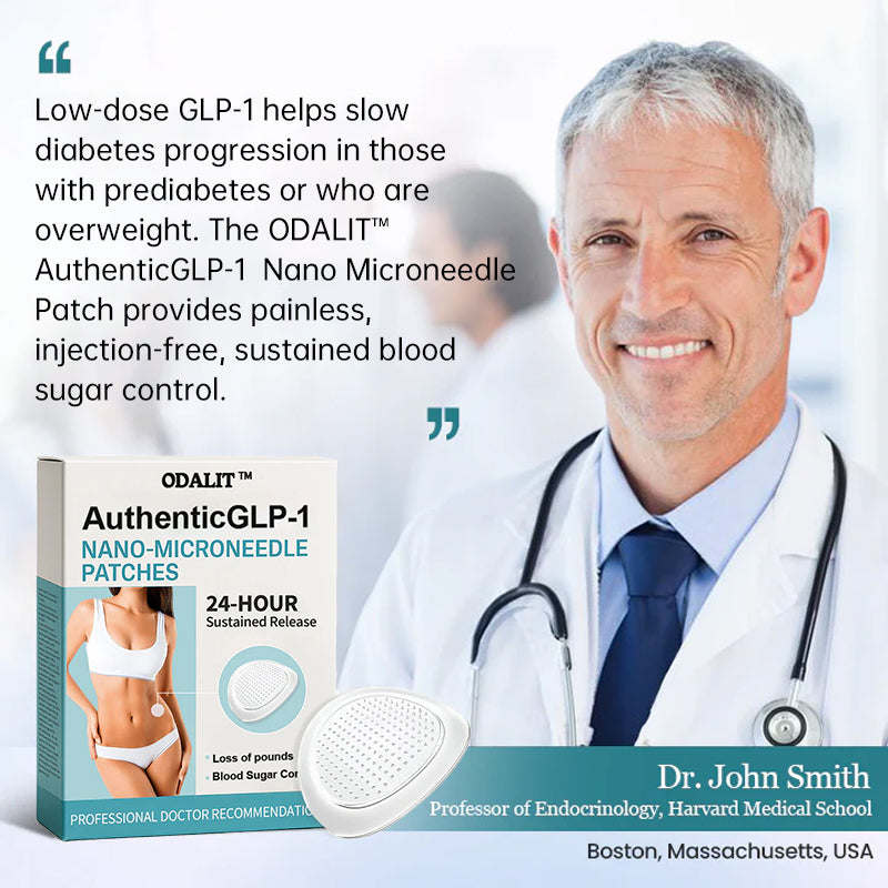 【Last Day Promotion 70% OFF🔥】ODALIT™ AuthenticGLP-1 Nano Microneedle Patch🇺🇸👨‍⚕️（Zero Pain, 24/7 Release | Lose 20lbs FAST | 90% Sugar Drop | ）🔥🎁