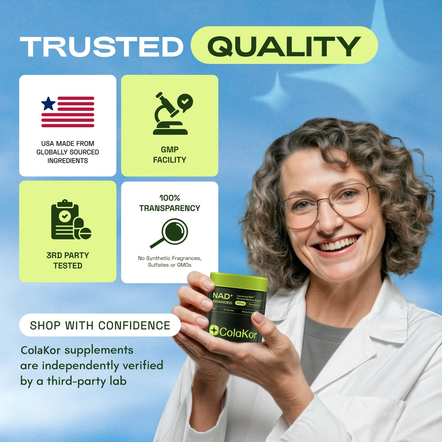 Liposomal NAD+ Supplement with Resveratrol – NMN Supplement Alternative – Third-Party Tested – Advanced NAD Resveratrol – 60 Capsules – 30-Day Supply